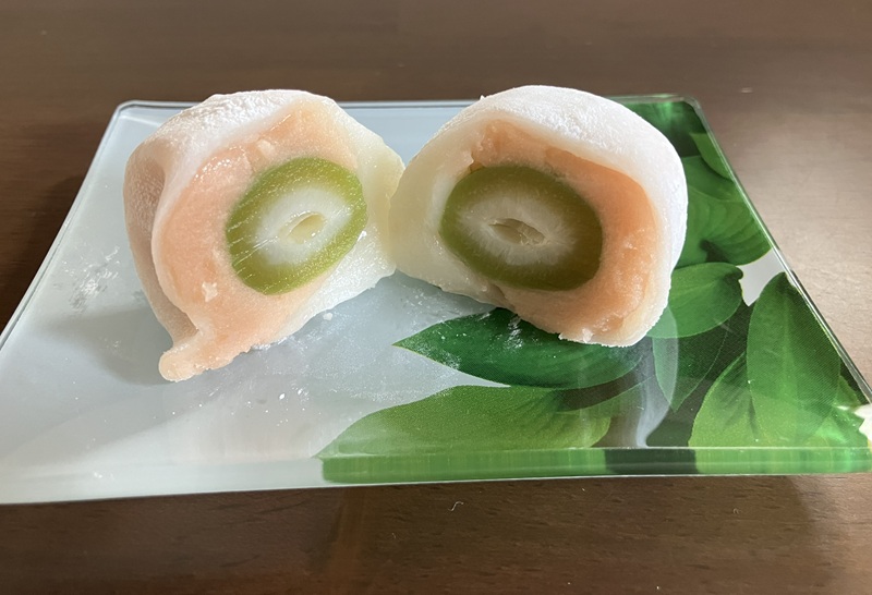 紫野和久傳「わたぼうし 若桃」の断面